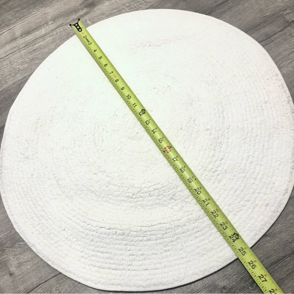 Crate&Barrel Circle Round Bath Rugs - Picture 3 of 3